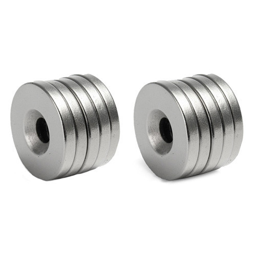 Неодимові магніти з отвором 20x3мм, 10 шт. Київ - фото 1