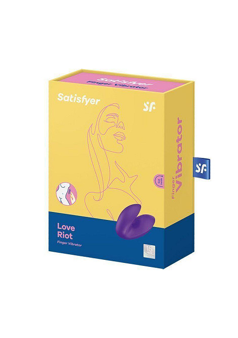 Вібратор на палець Satisfyer Love Riot Purple, 12 варіантів використання Sex Aura Київ - фото 6