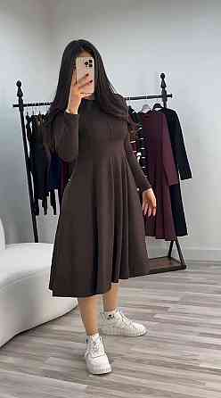 Жіноче стильне вечірнє плаття з двонитки Шоколад, 56/58 Одеса