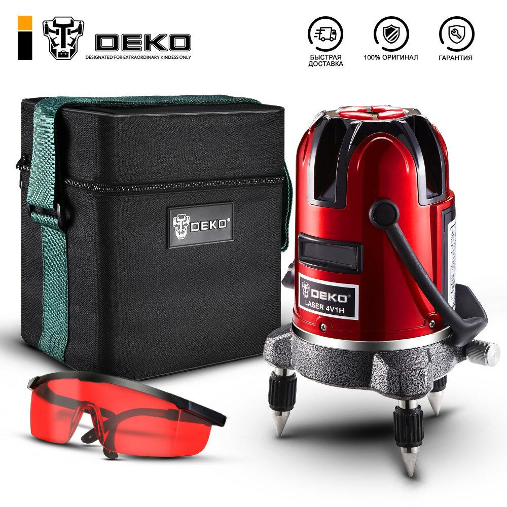 Лазерний рівень DEKO 12166 5 ліній Київ - фото 1