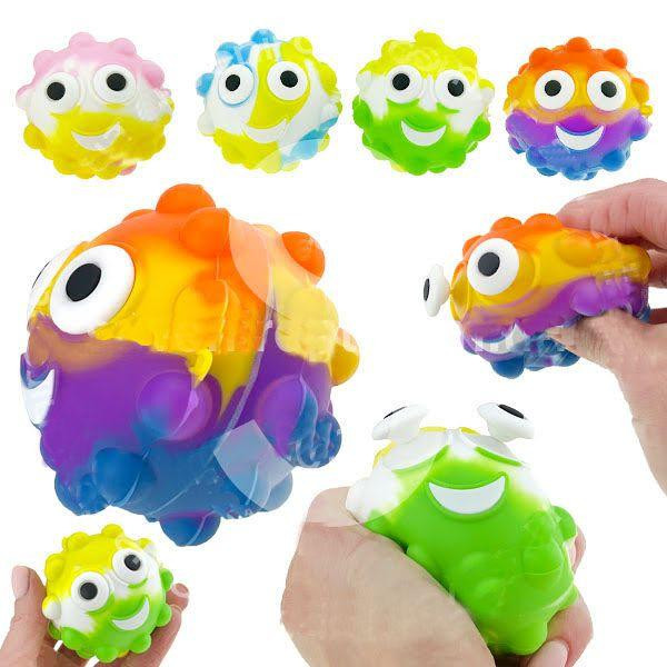 Игрушка антистрес мячик POP IT набор 4 шт Киев - изображение 1