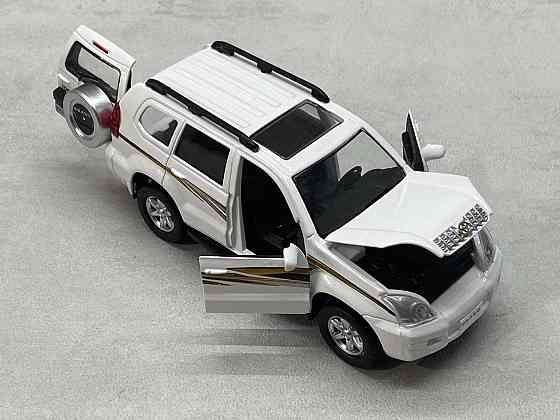 Машина Автосвіт Toyota Prado інерційна Біла (AS-2697) Чернігів