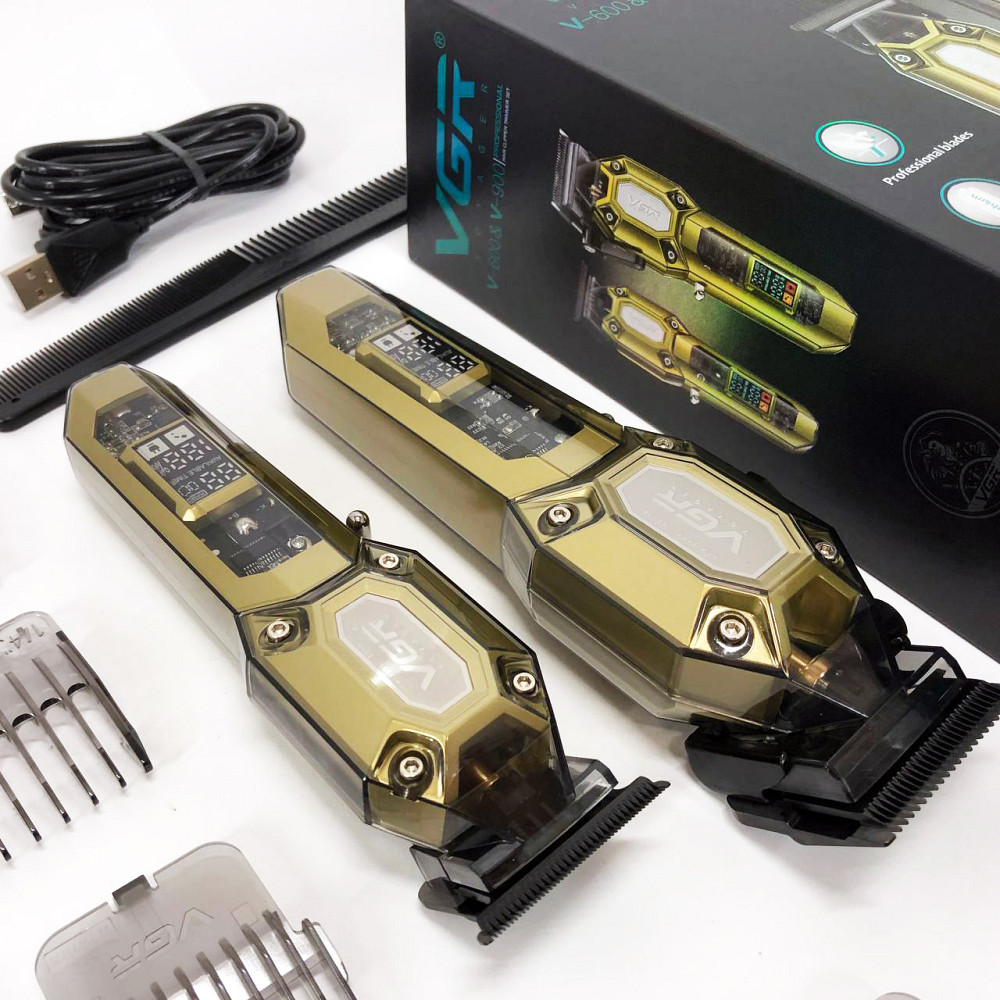 Машинка для стрижки волосся електрична VGR, Машинка для стрижки волосся з акумулятором ID-23 Львів - фото 12