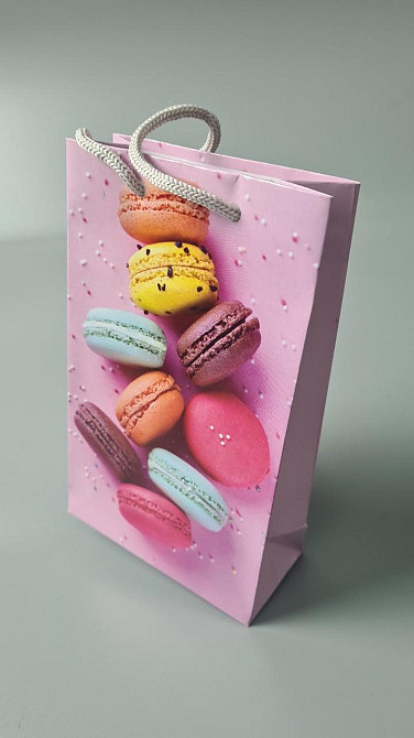 Пакет паперовий подарунковий малий 11/18/5 (арт М015) (12 шт.) Харків - фото 1