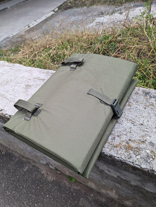 Каремат тактичний складаний сидінь поджопник армійський швидкознімний 165×45 см Каремат військовий,  Днепр - изображение 6