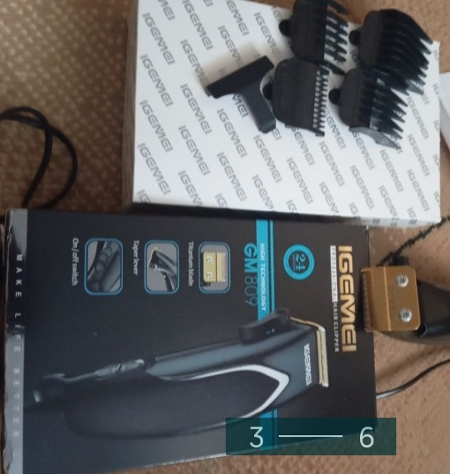 Машинка для стриження волосся Професійна: I GEMEI Київ - фото 4