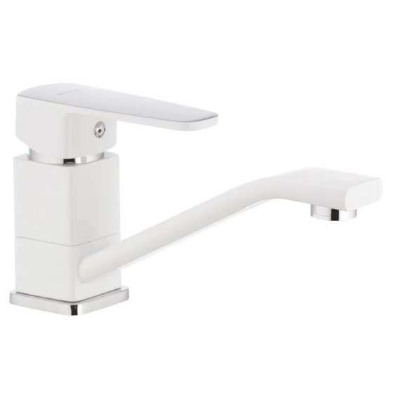 Змішувач для умивальника Mixxus Missouri 555 з виливом 15 см білий MI0593 Харків