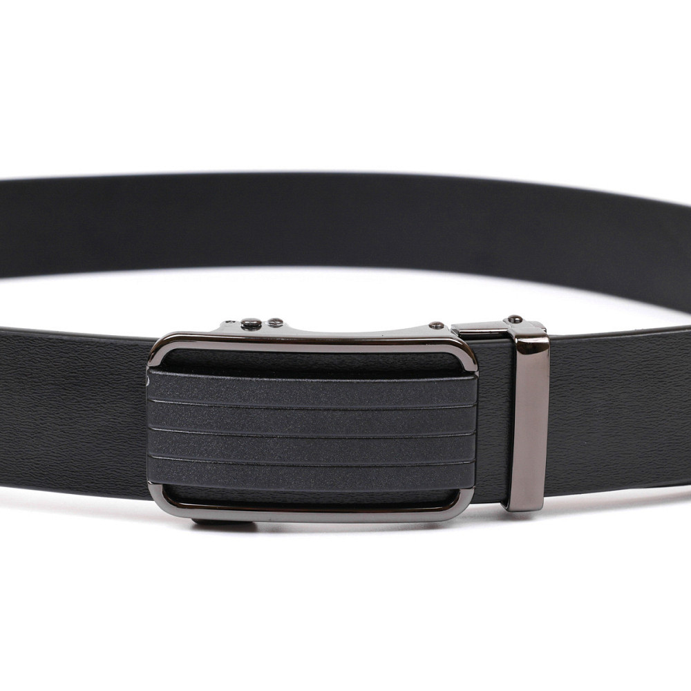 Оригінальний чоловічий ремінь Vintage 20364 Чорний Київ - фото 7