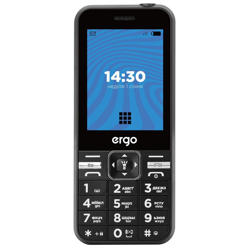 Мобільний телефон Ergo E281 Dual Sim Black Чорний Харьков - изображение 2