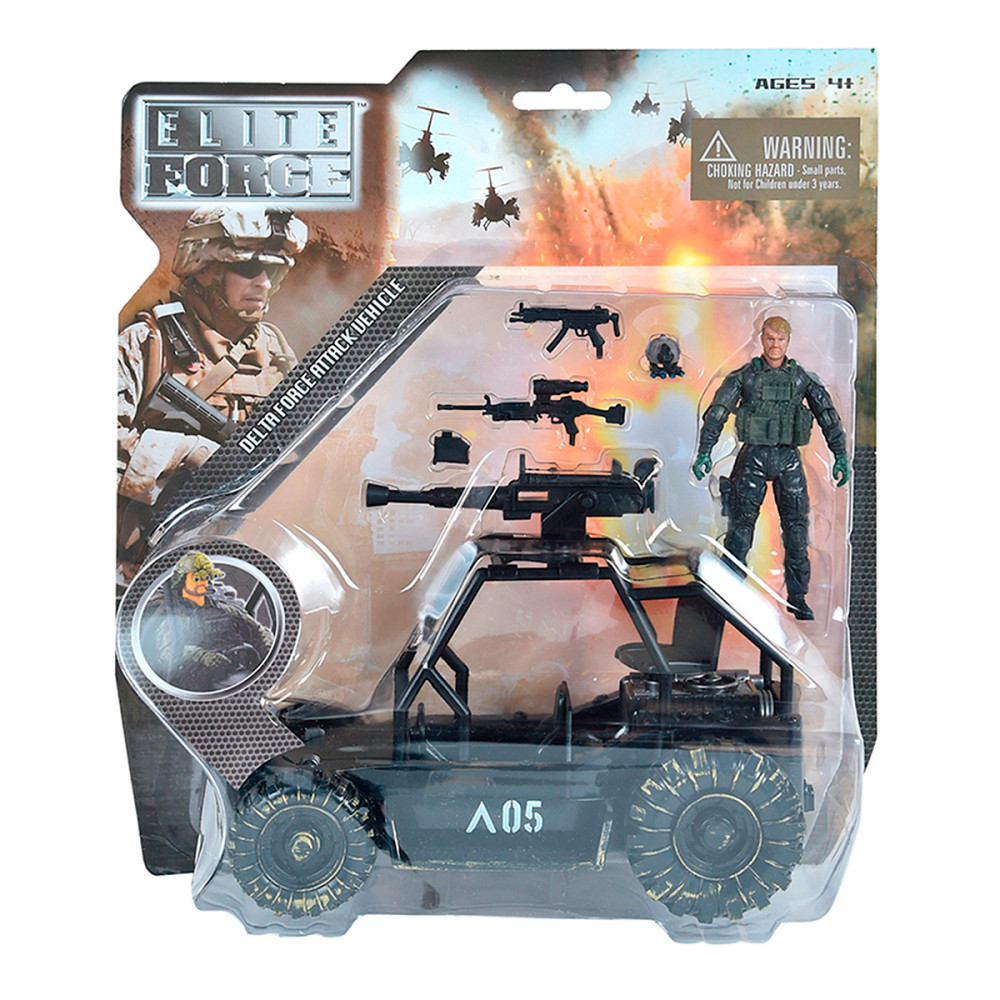 Ігровий набір ELITE FORCE — ШТУРМОВА МАШИНА «ДЕЛЬТА» (машина, фігурка, аксес.) Дніпро - фото 1