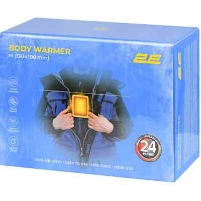 Химическая грелка 2E для тіла, розмір M (130x100мм), неклейка, до 24 годин (2E-BWNA24M) Винница