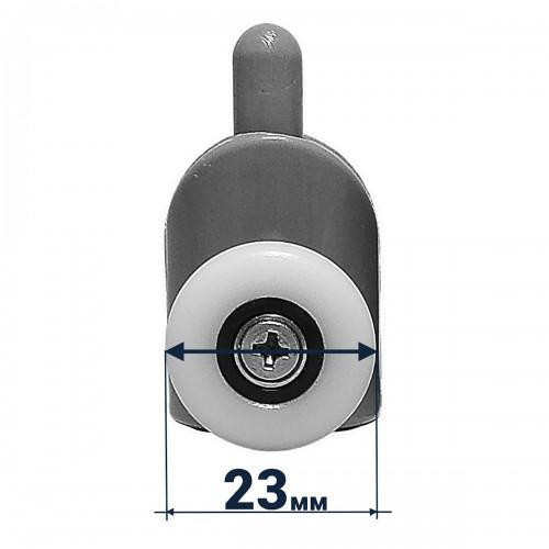 Ролик для душевой кабины одинарный нижний В-43 А д23мм Харьков - изображение 3