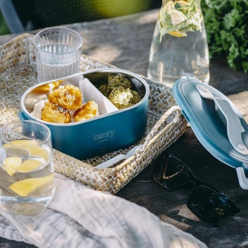 Пищевый контейнер Camry CR 4517 на 0,8 л с функцией подогрева пищи, нержавеющим контейнером GL-99 Львов - изображение 2