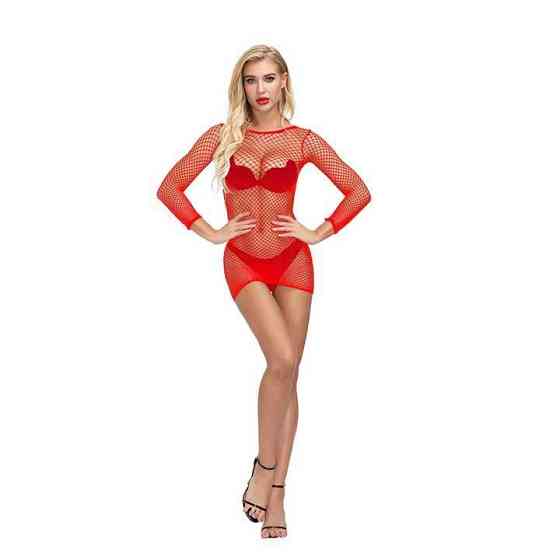 Відверта міні сукня - Червоний - S/M/L - Еротична білизна Вінниця