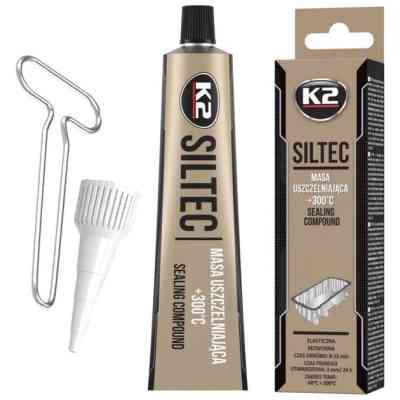 Герметик автомобильный K2 Siltec чорний 90 г (W003) Винница