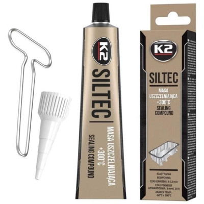 Герметик автомобильный K2 Siltec чорний 90 г (W003) Винница - изображение 2