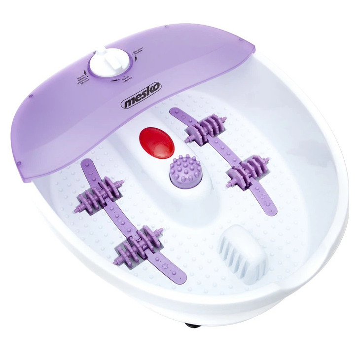 Гидромассажная ванночка Mesko MS 2152 массажер для ног + насадки пузырьковый, вибрационный и сухой массаж QD-58 Львов - изображение 2