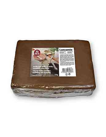 Глина гончарна натуральна з шамотом Sio - 2 LANZAROTE 5кг Киев