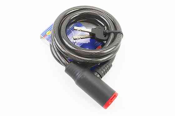 Замок протиугінний тросовий 1500х12мм під ключ, TY503 Київ