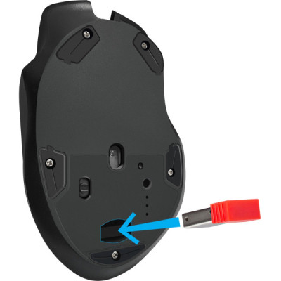 Мышка Defender Thunder GM-213 LED Wireless Black (52213) Винница - изображение 4