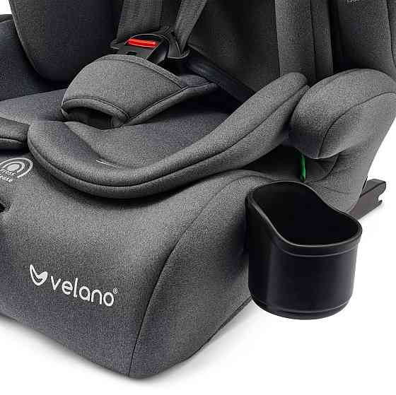 Автокрісло VELANO Flexo i-Size 76–150 см, ISOFIX + Top Tether/ремінь, grey Київ