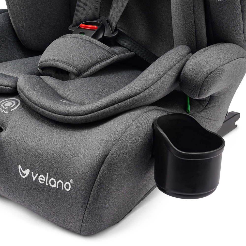 Автокрісло VELANO Flexo i-Size 76–150 см, ISOFIX + Top Tether/ремінь, grey Київ - фото 6