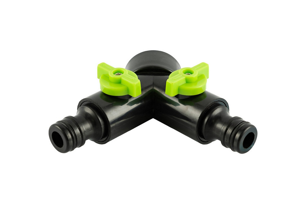 MASTERTOOL Розподiльник двоканальний MASTERTOOL Y-type з регулювальними вентилями ½" - ¾" ВР 92 Київ - фото 4