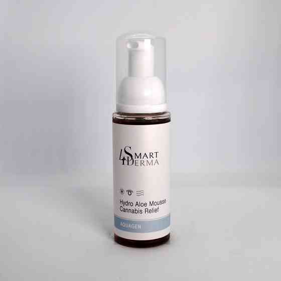 Smart4Derma Aquagen Пенка для сухой и чувствительной кожи с каннабисом, 80 мл Днепр