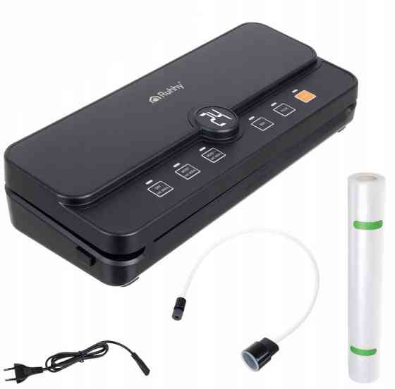 Вакуумный пакувальник для продуктов с ножом 9 л/мин + рулон Ruhhy (24620) 110 Вт Нововолынск