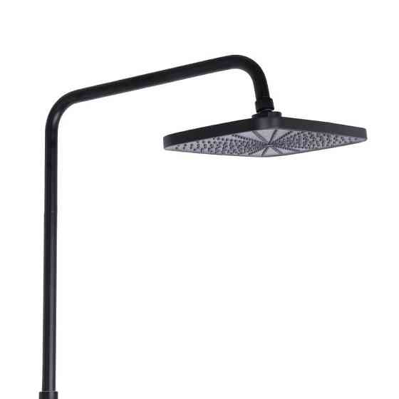 Душевая система из латуни Qtap Gemini на три потребителя (с изливом) QTGEM111BLM45686 Black Matt Харьков