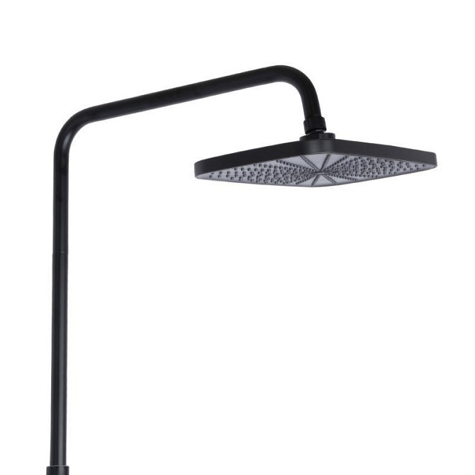 Душевая система из латуни Qtap Gemini на три потребителя (с изливом) QTGEM111BLM45686 Black Matt Харьков - изображение 5