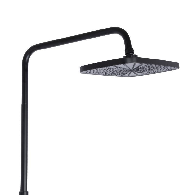 Душова система з латуні Qtap Gemini на три споживачі (з виливом) QTGEM111BLM45686 Black Matt Харків - фото 5