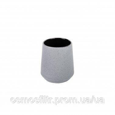 Стакан для зубных щеток Линц серый доломит O 5,5 см, Н 10,5 см 380 мл Киев - изображение 1
