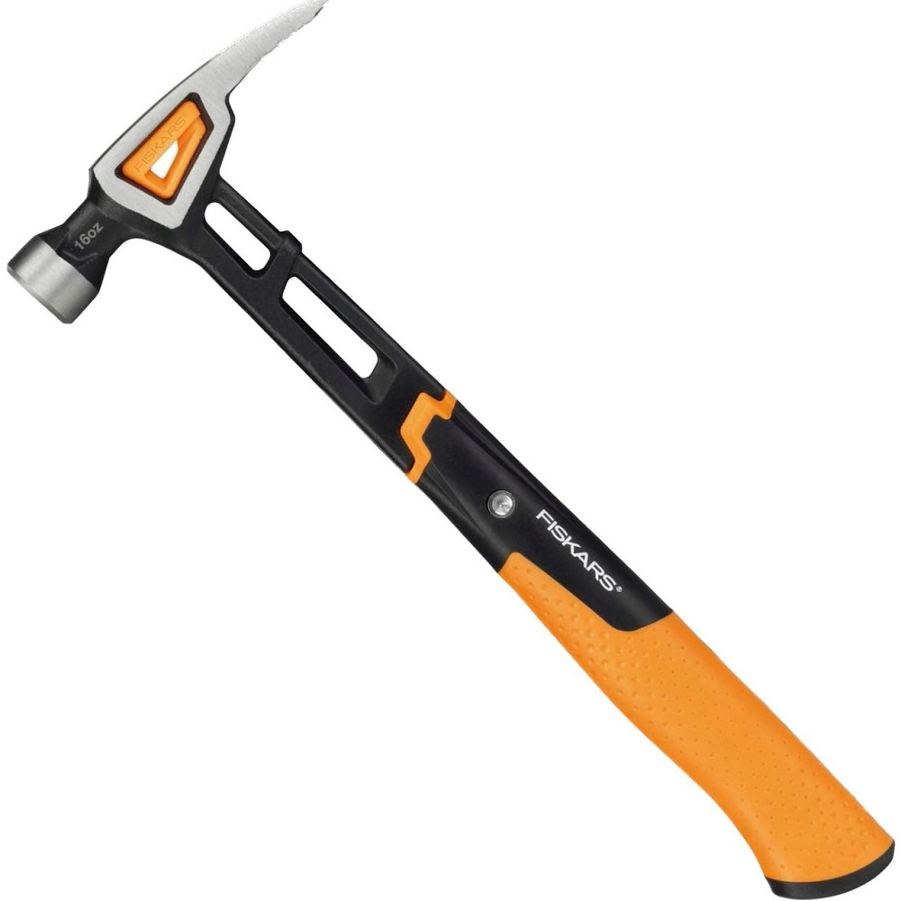 Универсальный Молоток - гвоздодер столярный Fiskars IsoCore (M) 16oz/13.5