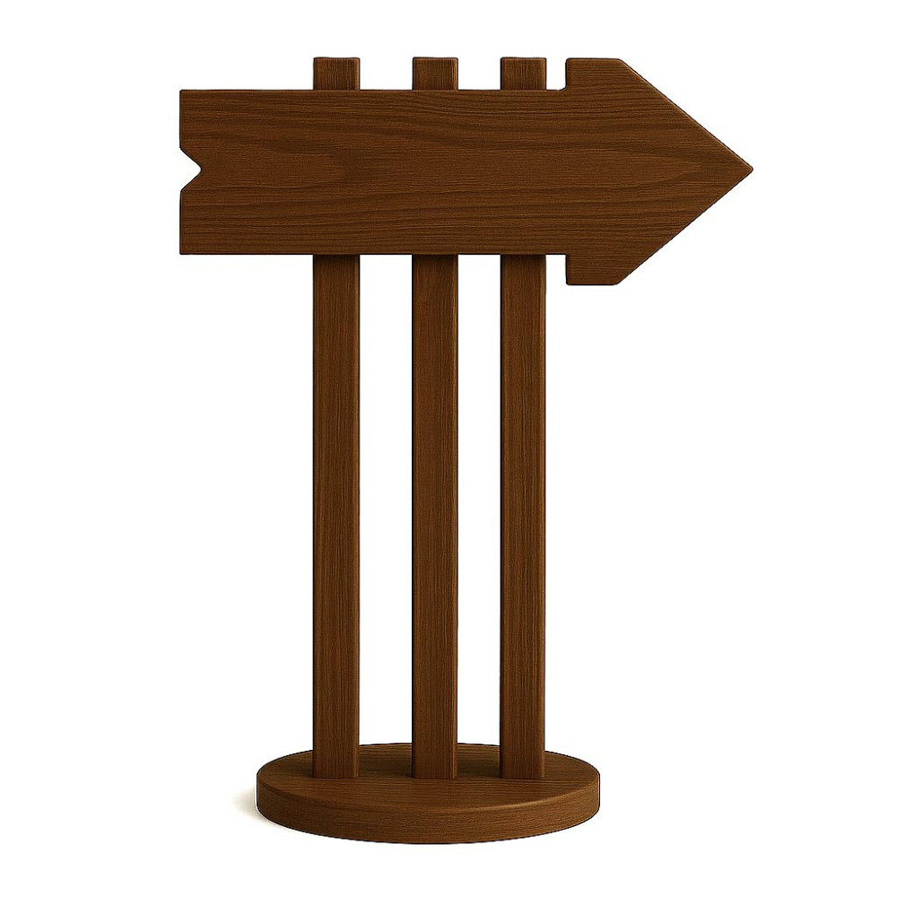 Напольная стрелка-указатель 