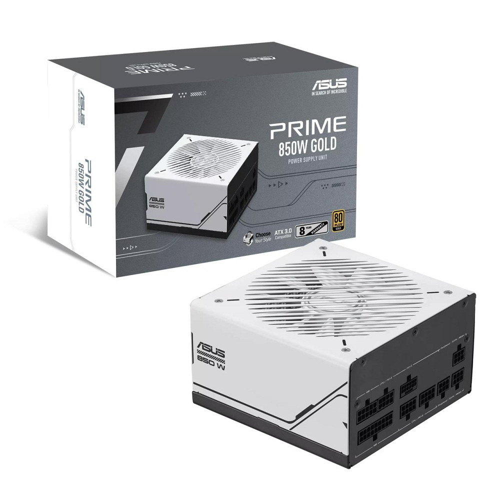 Блок живлення Asus Prime AP-850G, 850 W Gold (90YE00U0-B0NA00) ( білий/чорний ) Харків - фото 13