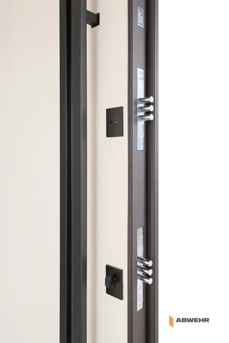 Двері вуличні, модель 506 Nordi Glass RAL 8019Т/ВСМ мдф+словнова кістка супермат З ТЕРМОРОЗРИВОМ Київ - фото 4