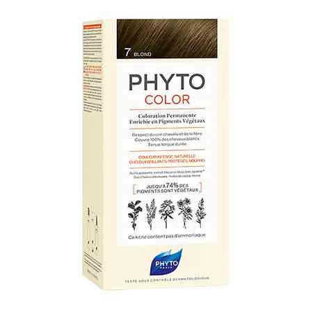 Фіто Фітоколор Безаміачна крем-фарба для волосся Phyto PhytoColor Coloration Permanente 7 Русявий 112 мл Дніпро