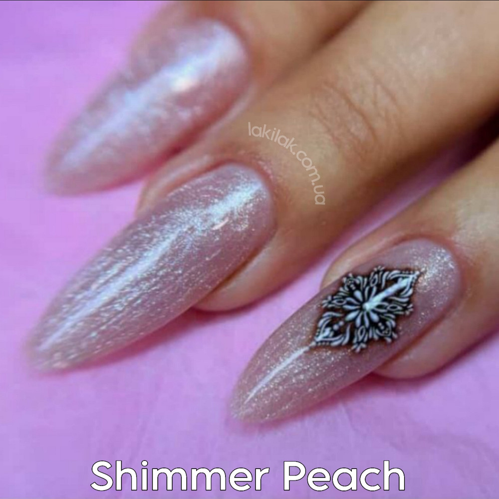 Гель для нарощення нігтів Польща Shimmer Peach 5мл Херсон - изображение 1