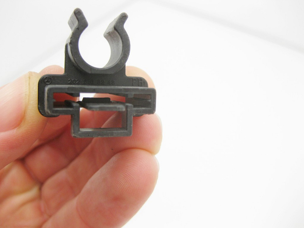 Mercedes-Benz  A2025463243 Пластиковий тримач електропроводу ABS на передньому або задньому мосту E-Class W210 W211 C-Class W202 W203 CL C215 C216 S-C Одесса - изображение 6