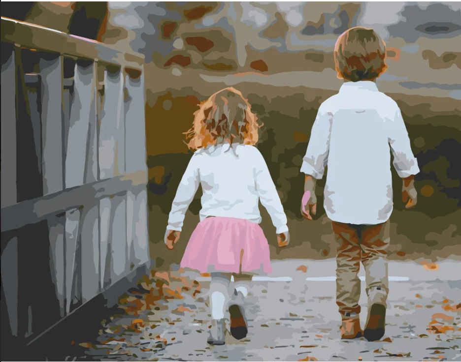 Картина за номерами Strateg Дитинство 40х50см (GS218) Чернигов - изображение 1