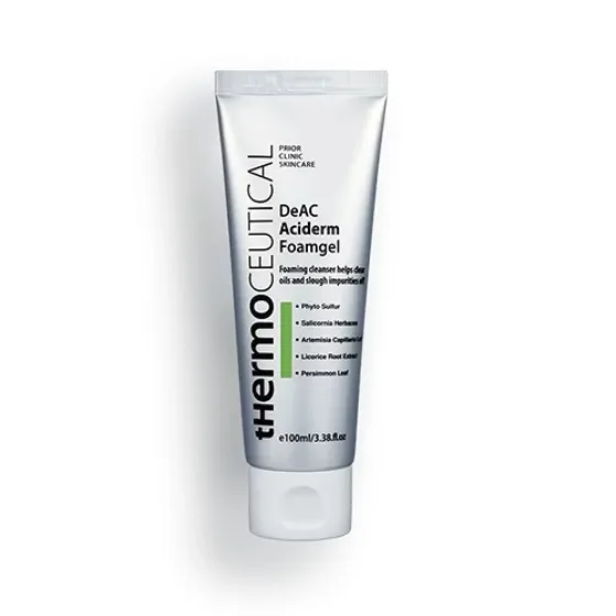 Очищуюча гель-піна для жирної та схильної до акне шкіри DeAC Aciderm Foamgel - THERMOCEUTICAL  100 мл Дніпро