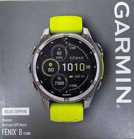 Смарт -Часы Спортивний годинник Garmin Fenix 8 47mm Solar Sapphire Titanium Київ