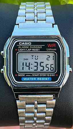 Годинник Vintage A159 silver-black | касіо A168 | часы касыо A158 Київ