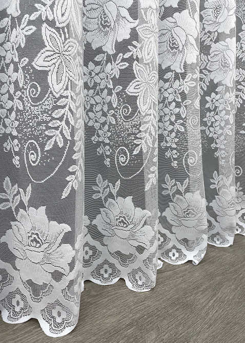 Тюль жаккард 