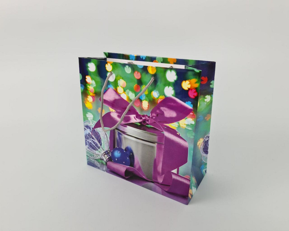 Пакеты бумажные подарочные , новогодние Квадрат 23*24*10- 15 (12 шт) Харьков - изображение 4