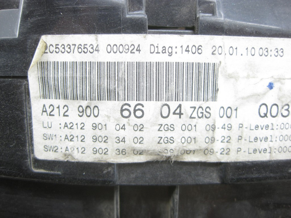 Mercedes-Benz  A2129006604 Щиток - панель приладів для дизельних авто в км E-class W212 E-Class Coupe C207 E-class S212 E-class Cabriolet A207 Одеса - фото 5