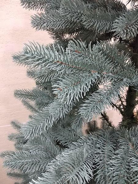 Искусственная пушистая елка Элит (высота 1.90 м) литая (Голубая) Киев - изображение 3