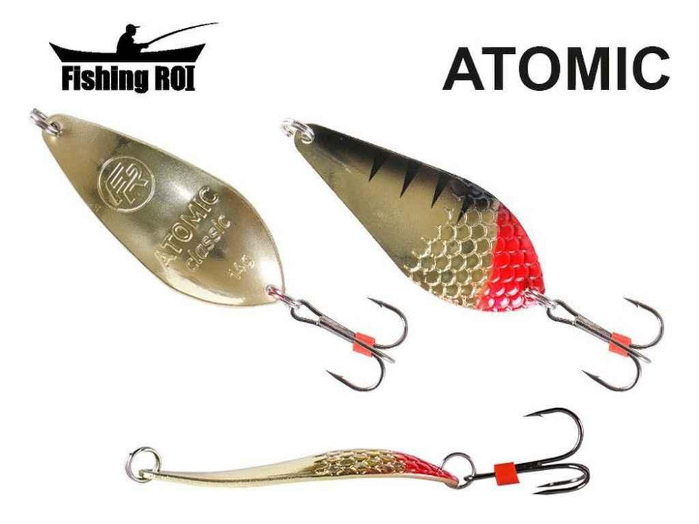 Блешня Atomіс classic 10г 077 615-04-10-077 ТМ FISHING ROI Київ - фото 1