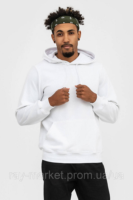 Набір чоловічий худі утеплене 2шт RAY BASIC Білий/Блакитний (U0401M-White-Sky Blue) L Київ - фото 5